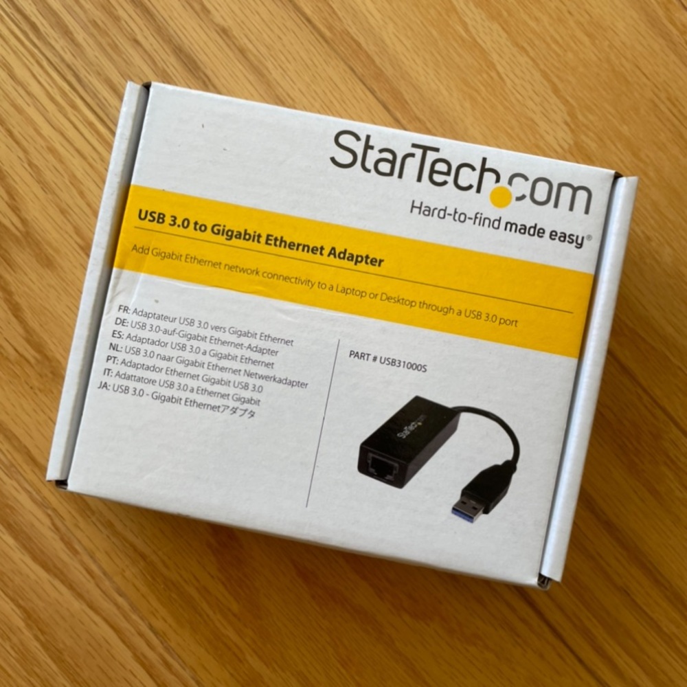 BRAND NEW StarTech.com USB 3.0 to Gigabit Ethernet Adapter